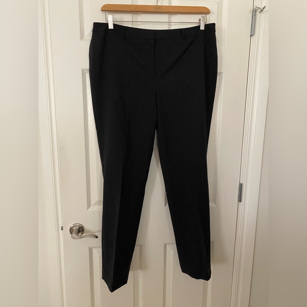 Talbots Classic Black Straight Leg Pants